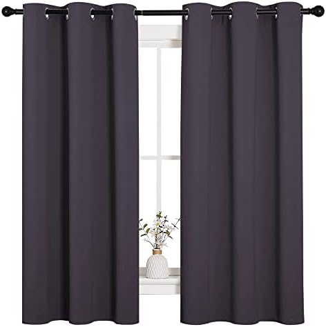 NICETOWN Small Window Blackout Curtains, 42 x 63-in by NICETOWN