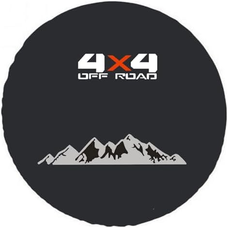 Spare Wheel Tire Cover for Jeep Cherokee Compass, 4x4 Off Road by Aolowewin