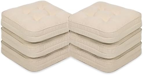 GOFORIT Tufted Shredded Memory Foam Chair Pads，Kitchen Chair Cushions by Unknown