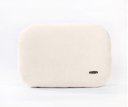 Beige Lumbar Support Pillow for Car Recliner Soft Lower Back Waist Cushion - Image 6