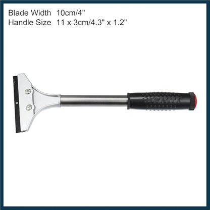 Black Plastic Coated Handle Metal Blade Car Cleaning Ice Snow Scraper - Image 6