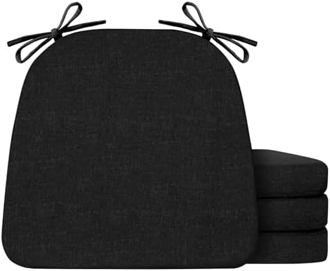 IASEAHK Chair Cushions for Dining Chairs Set of 4, Non Slip Kitchen Chair Pads by IASEAHK