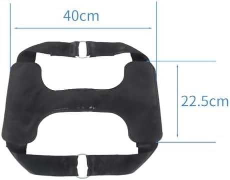 MOTO4U Universal Motorcycle Rear Wheel Tie Down Strap in Upgrade Black - Image 7