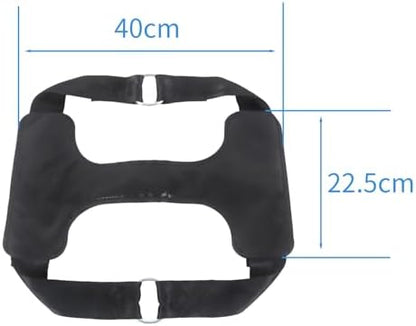 MOTO4U Universal Motorcycle Rear Wheel Tie Down Strap in Upgrade Black - Image 7