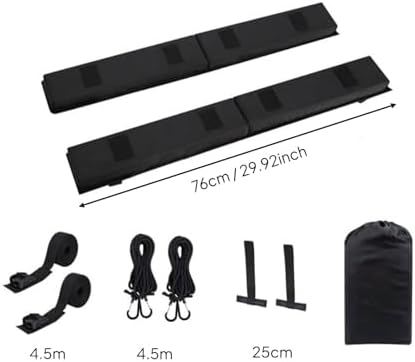Car Roof Cushion Roof Rack Carrier Pad Luggage Crossbar Protector Anti-Slip - Image 6