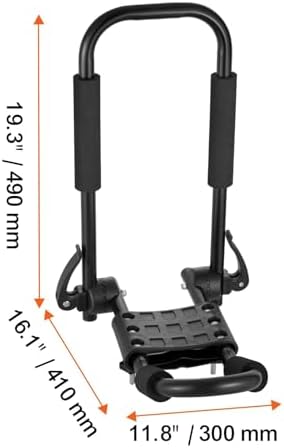 Roof Rack 2 Pairs J-Bar Soft Roof Rack Quick Folding Top Mount Tie Down Carrier - Image 2