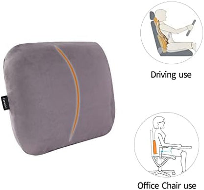 Latex Lumbar Support Pillow for Car Seat Cushion Lower Back Pain Relief - Image 5