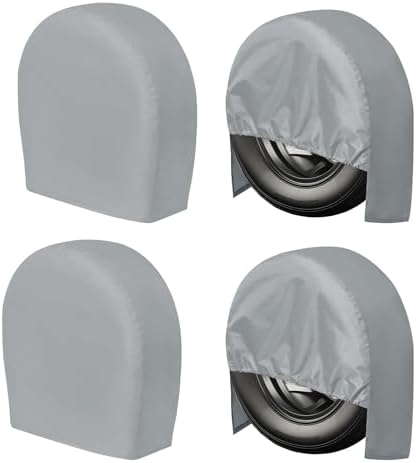 PureFit Universal Tire Covers Set of 4, Fits 24"-26" Inch Tire by PureFit