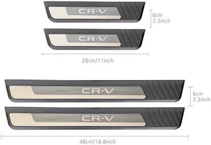 4Pcs CRV Door Sill Protectors for CR-V 2005-2026 2027 - Image 3