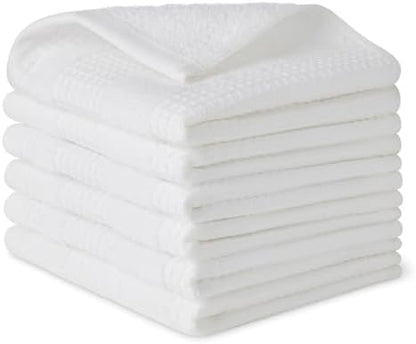 Amazon Basics Organic Cotton Waffle Kitchen Dish Cloths, Ultra Absorbent by AmazonBasics