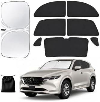 9PCS Car Window Shades for Mazda CX-5 2020-2025, Full Set Windshield Side Rear by Unknown