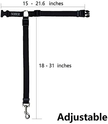 Pet Dog Cat Seat Belts, Car Headrest Restraint Adjustable Safety Leads Vehicle - Image 5