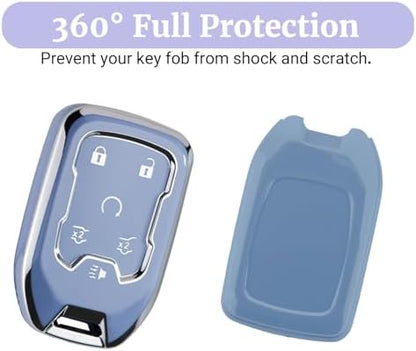 Joouheax for Chevy Soft TPU 6-Button Key Fob Cover, Soft TPU - Image 4