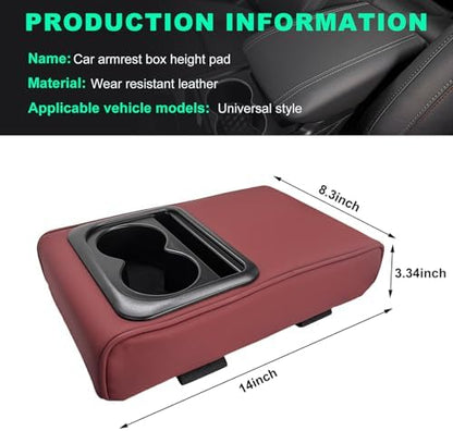 Car Center Console Armrest Pillow, Memory Foam Auto Armrest Box Cover - Image 2