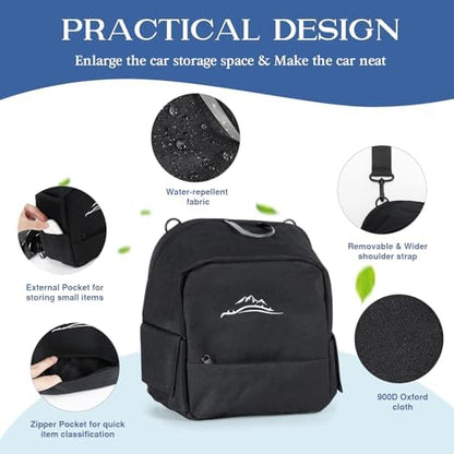 Trunk Organizer Multifunction Backpack, Upgrade Design Trunk Cubby Storage bag - Image 4