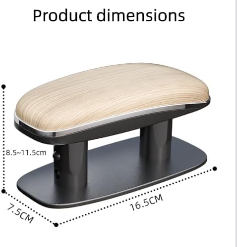 Universal Armrest Support Elbow Rest Pad，Adjustable Height Left Elbow Support - Image 6