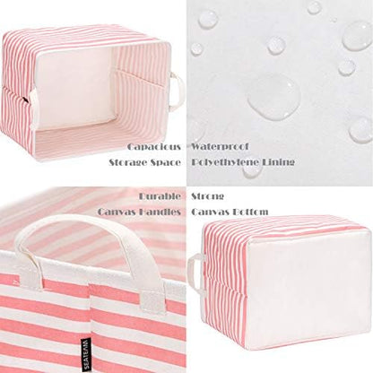 Sea Team Large Rectangle Open-Top Canvas Storage Basket - Image 5