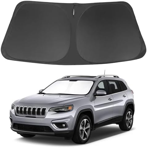 Windshield Sun Shade for 2014-2023 Jeep Cherokee Accessories by LHFLIVE
