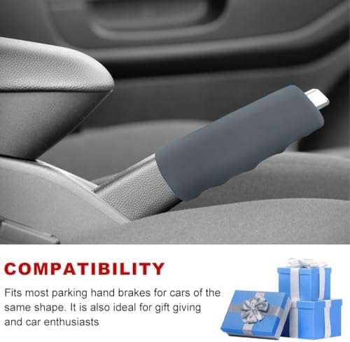 Car Handbrake Cover, Anti-Slip Silicone Auto Hand Brake Comfortable Handle Grip - Image 6
