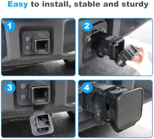 2 inch Tow Hitch Cover Trailer Hitch Covers Receiver Hitch Cover Suitable - Image 5
