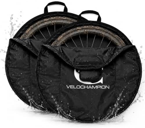 VeloChampion Waterproof Nylon Bike Wheel Bag, Large 26-29", 2 Pack by VELOCHAMPION