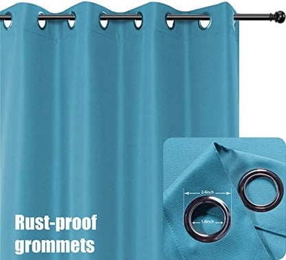 BONZER Outdoor Curtains for Patio Water Resistant - Image 2
