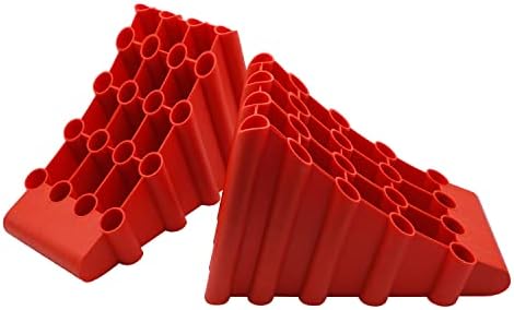 SECURITYMAN Wheel Chocks | Trailer Chocks | Tire Chocks Durable, Solid Wheel by SECURITYMAN