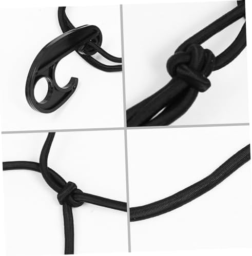 CHILDWEET Car Roof Cargo Net for SUV, Rubber Knotted Black Stretch - Image 6