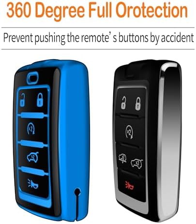for Jeep Key Fob Cover with Keychain Soft Full Protection Key Shell Compatible - Image 4