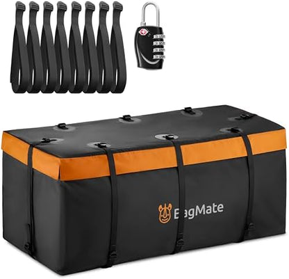 20ft³ Waterproof Hitch Cargo Carrier Bag, Durable PVC Tarpaulin Hitch Mount by BagMate