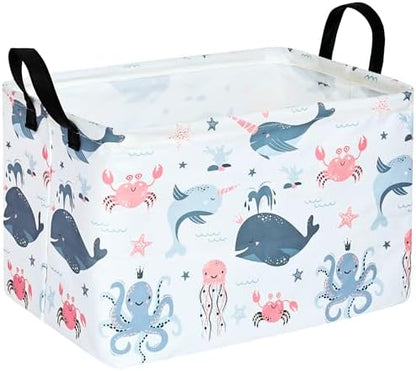 MAIZMZ Cute Storage Basket Gifts Basket Toys Organizer Waterproof Kids Hamper by MAIZMZ
