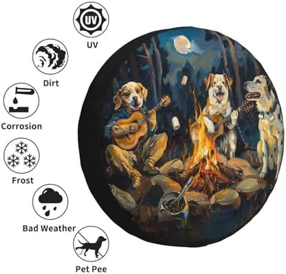 Funny Dog Spare Tire Cover Wheel Protectors - Image 5