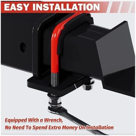 Universal Anti Rattle U Bolt Hitch Tightener Clamp Heavy Duty Carbon Steel Zinc - Image 4