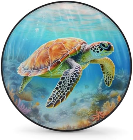 Spare Tire Cover Underwater Sea Turtle Wheel Covers Protectors Waterproof by cfpolar