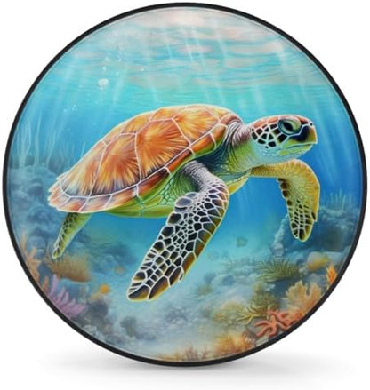 Spare Tire Cover Underwater Sea Turtle Wheel Covers Protectors Waterproof by cfpolar