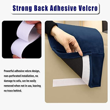 Velvet Recliner Headrest Pillow, Non-Slip Neck Support - Image 4