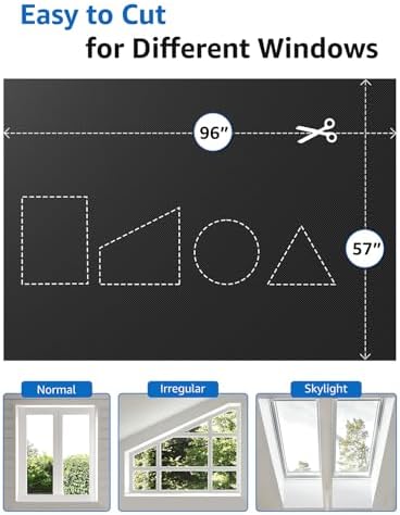Sumobaby Blackout Curtains for Bedroom Portable 96"x60" Blackout Shades - Image 4