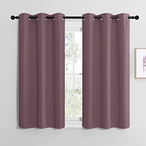NICETOWN Dry Rose Room Darkening Curtains, 42 x 48-inch by NICETOWN