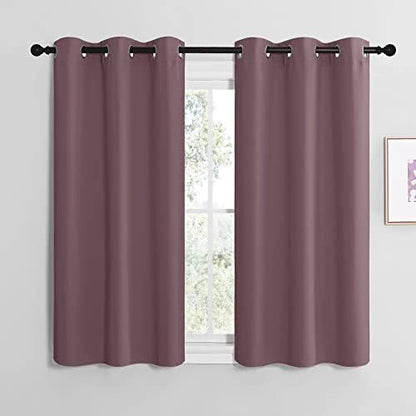 NICETOWN Dry Rose Room Darkening Curtains, 42 x 48-inch by NICETOWN