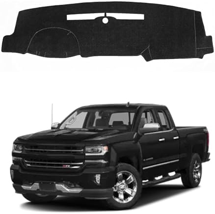 Dashboard Mat Cover for Chevrolet Silverado/GMC Sierra 1500 2014-2018 by BOLTRY