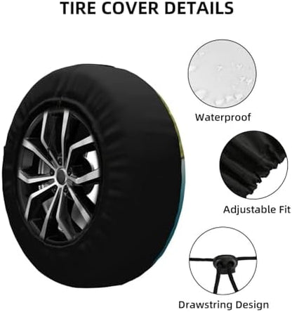 Donkey Spare Tire Cover Waterproof Wheel Cover 14 Inch Universal Fit - Image 5