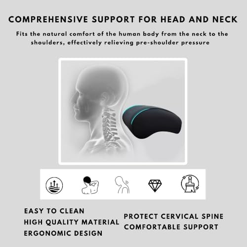 Car Headrest Neck Pillow Support Ergonomic, - Image 3