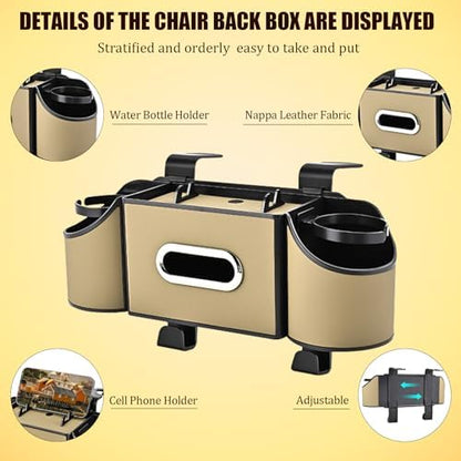 Back Seat Car Organizer, 4 in 1 Multifunctional Car Back Seat Storage Box - Image 5