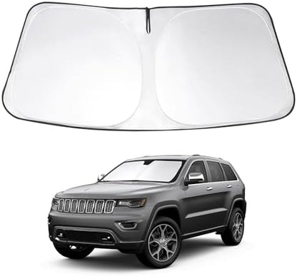 Windshield Sun Shade Sunshade for 2011-2026 Jeep Grand Cherokee by LHFLIVE