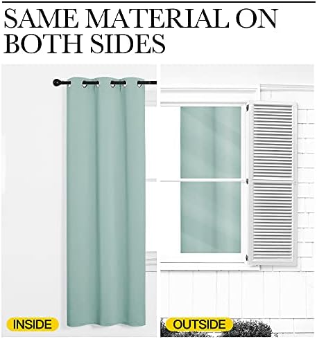 NICETOWN Kitchen Curtain Panels Blackout, 1 Pair, 34 by 63-inch - Image 6