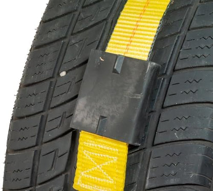 Mytee Products Over the Tire Ratchet Strap w/Swivel J Hooks & Rubber Pads - Image 4
