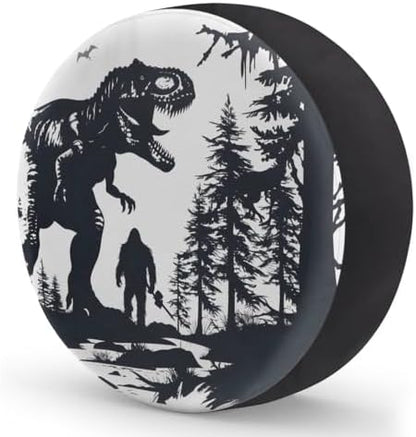 Rv Spare Tire Cover Wheel Bigfoot Dinosaur Mountain Tire Covers Wheel - Image 2