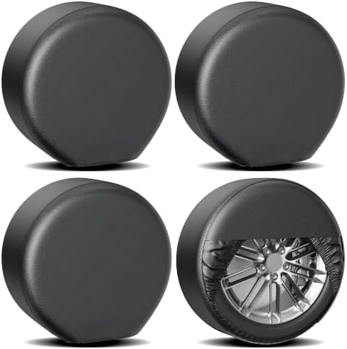 Moonet Thickened PVC Leather Tire Cover, Universal Fit 30-32" by Moonet