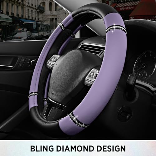 Road Comfort Leather Steering Wheel Cover – Premium Anti-Slip Car Steering - Image 6