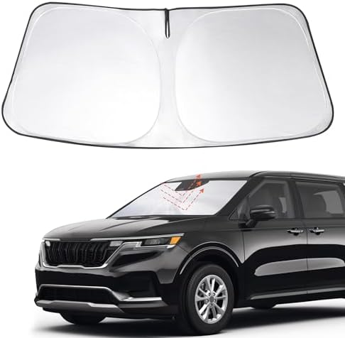 Windshield Sun Shade Sunshade for 2022-2025 2026 Kia Carnival by LHFLIVE